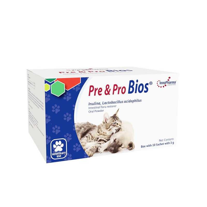 Probióticos, Restaurador de Flora Intestinal, Perros y Gatos, Sobre de 3 g