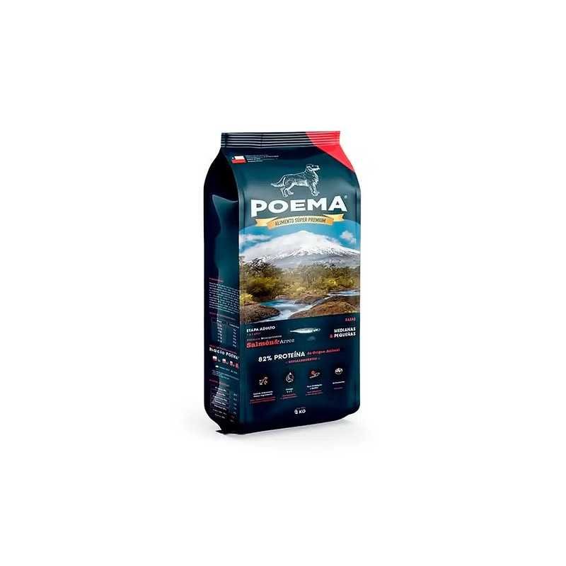 Poema Super Premium, Adulto todas las razas, Salmón Hidrolizado & Arroz, 82% Proteína de Origen Animal