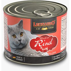 Leonardo, Alimento húmedo, Libre de granos, Ternera, 200 g