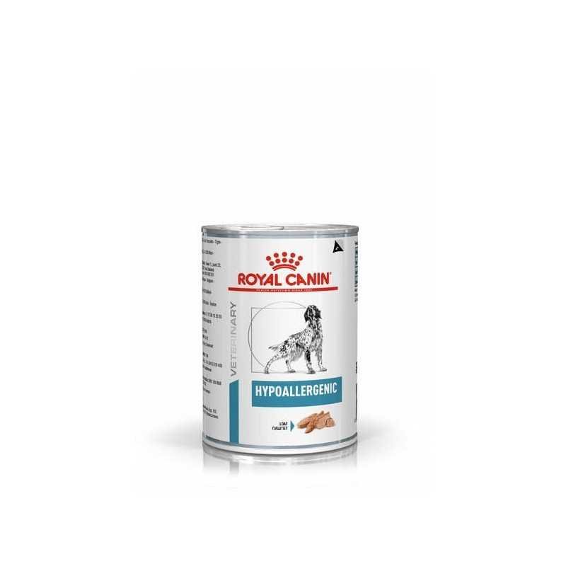 Royal Canin Hypoallergenic (Hipoalergénico) Húmedo Lata para Perro, 400 g