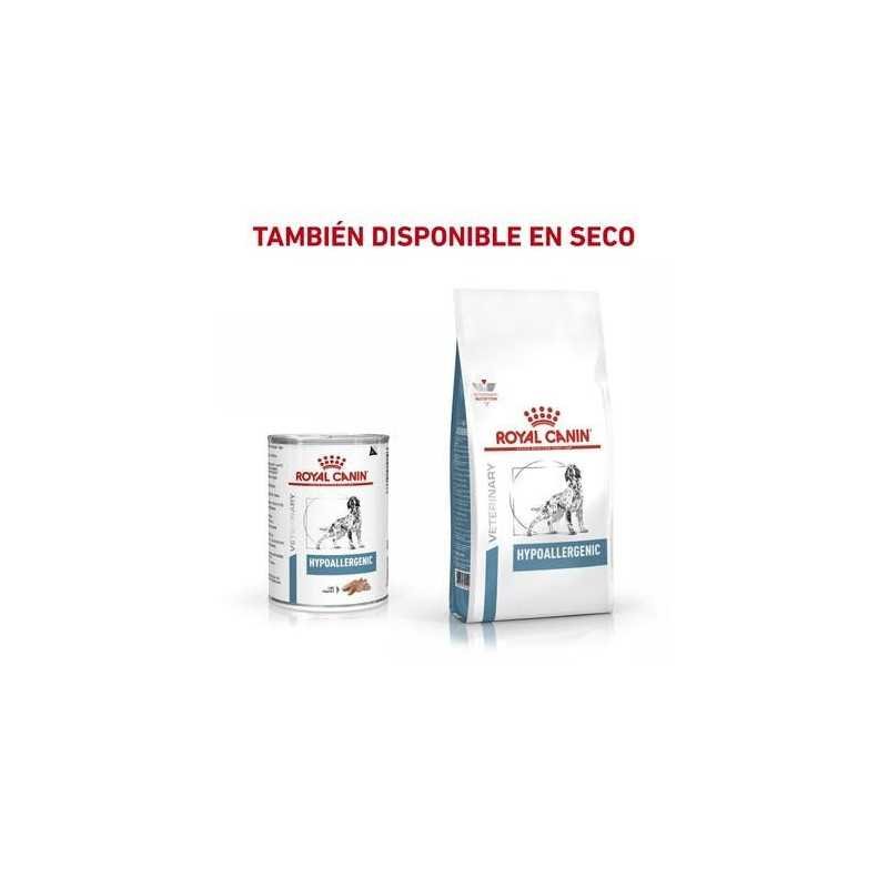 Royal Canin Hypoallergenic (Hipoalergénico) Húmedo Lata para Perro, 400 g