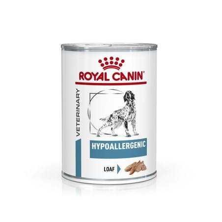 Royal Canin Hypoallergenic (Hipoalergénico) Húmedo Lata para Perro, 400 g