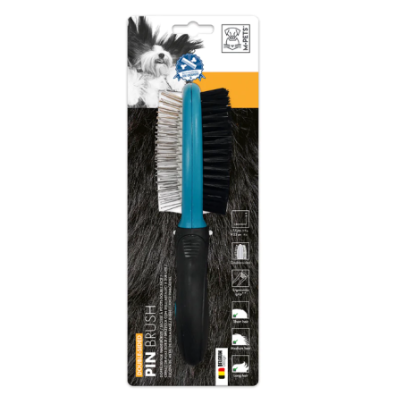 M-Pets cepillo doble para mascotas