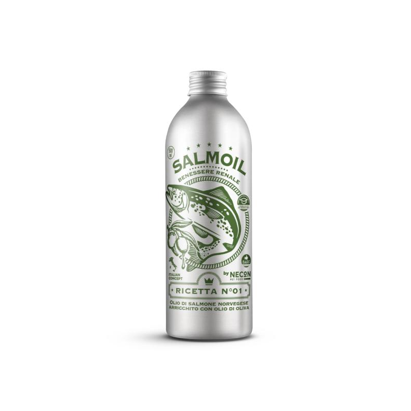 Salmoil, Aceite de salmón, Cuidado Renal, Perros y Gatos, 950 ml